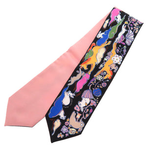 未使用 エルメス ツイリー ツイルアップ MILLE ET UN LAPINS スカーフ シルク ブラック 2027【中古】HERMES