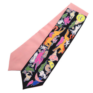 未使用 エルメス ツイリー ツイルアップ MILLE ET UN LAPINS スカーフ シルク ブラック 2027【中古】HERMES