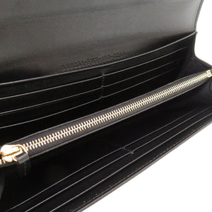 フェンディ バイザウェイ コンチネンタル 8M2051 レザー ブラック 長財布 黒 2043 【中古】 FENDI