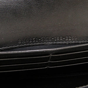 フェンディ バイザウェイ コンチネンタル 8M2051 レザー ブラック 長財布 黒 2043 【中古】 FENDI