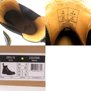 新品同様 ドクターマーチン 2976 YS イエローステッチ チェルシーブーツ CHELSEA BOOT 22227001 27cm サイドゴアブーツ ブーツ スムースレザー ブラック 2054 【中古】 Dr.Martens