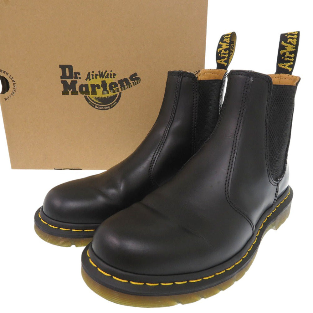 新品同様 ドクターマーチン 2976 YS イエローステッチ チェルシーブーツ CHELSEA BOOT 22227001 27cm サイドゴアブーツ ブーツ スムースレザー ブラック 2054 【中古】 Dr.Martens