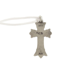 美品 クロムハーツ DBL CH CRSP DMND ダブルCHクロス PAVEダイヤ シルバー925 パヴェダイヤ ネックレストップ 2097【中古】CHROME HEARTS メンズ