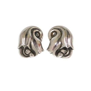 ジョージジェンセン スズラン 100A シルバー925 イヤリング 0019【中古】Georg Jensen