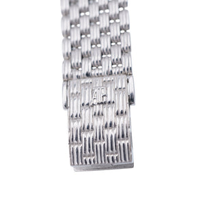 美品 オーデマピゲ 手巻き 11Pダイヤ K18WG 金無垢 腕時計 750 ホワイトゴールド ブラック 黒文字盤 0051【中古】AUDEMARS PIGUET メンズ