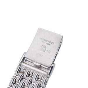 美品 オーデマピゲ 手巻き 11Pダイヤ K18WG 金無垢 腕時計 750 ホワイトゴールド ブラック 黒文字盤 0051【中古】AUDEMARS PIGUET メンズ