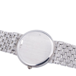 美品 オーデマピゲ 手巻き 11Pダイヤ K18WG 金無垢 腕時計 750 ホワイトゴールド ブラック 黒文字盤 0051【中古】AUDEMARS PIGUET メンズ