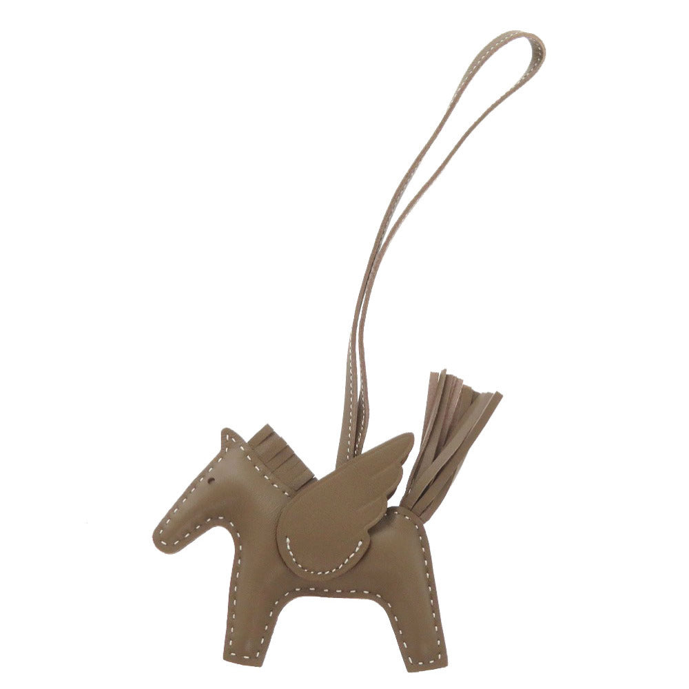 新品同様 エルメス ロデオPM ペガサス アニョーミロ ソーエトゥープ U刻印(2022年製) バッグチャーム 0075 【中古】 HERMES エトゥープ