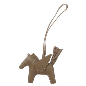 新品同様 エルメス ロデオPM ペガサス アニョーミロ ソーエトゥープ U刻印(2022年製) バッグチャーム 0075 【中古】 HERMES エトゥープ