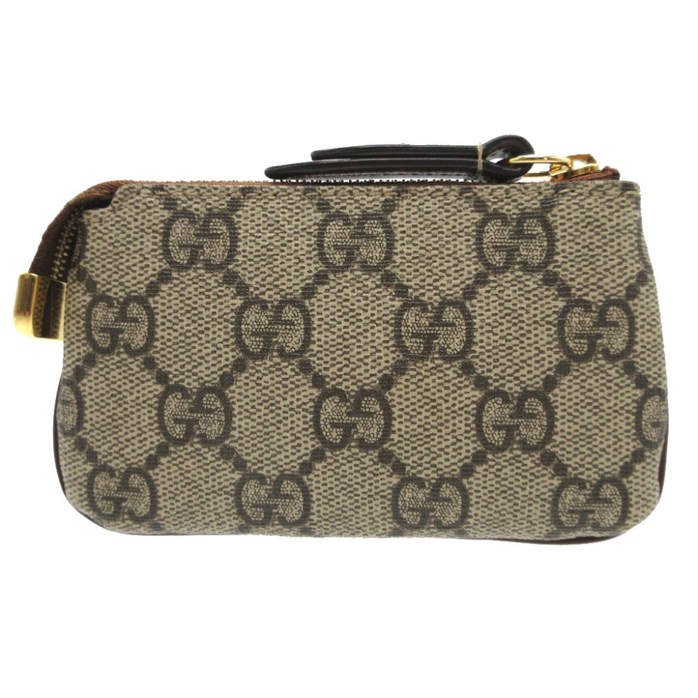 新品同様 グッチ 447964 GGスプリーム ベージュ コインケース 財布 0076【中古】GUCCI