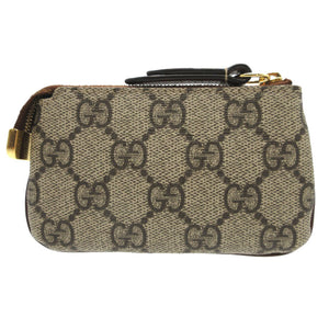新品同様 グッチ 447964 GGスプリーム ベージュ コインケース 財布 0076【中古】GUCCI