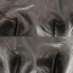 美品 グッチ インターロッキングG 587866 レザー ブラック ボストンバッグ ショルダー リュック 黒 0499【中古】GUCCI