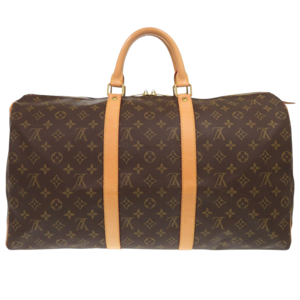 美品 ルイ ヴィトン キーポル50 モノグラム M41426 ボストンバッグ LV 0512【中古】LOUIS VUITTON