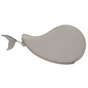 新品同様 エルメス アニマル クジラ レザー グレー □J刻印 コインケース 財布 0530 【中古】 HERMES