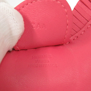 新品同様 エルメス ロデオMM アニョーミロ ローズアザレ Z刻印(2021年製) バッグチャーム キーホルダー 0713 【中古】 HERMES