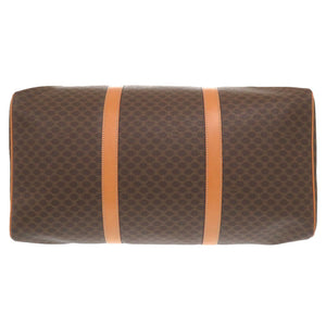 美品 セリーヌ マカダム PVC ブラウン ボストンバッグ バッグ 茶 0724 【中古】 CELINE