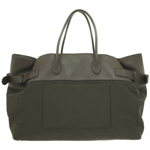 美品 ザ ロウ マルゴー 17 インサイドアウト トートバッグ ナイロンキャンバス/レザー カーキ 0732【中古】THE ROW