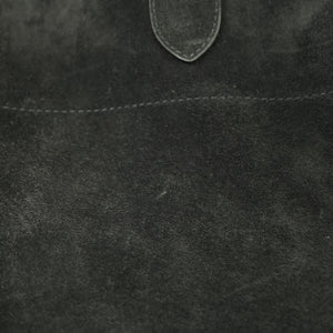 美品 ザ ロウ ソフトマルゴー17 トートバッグ スウェード ブラック 0733【中古】THE ROW メンズ