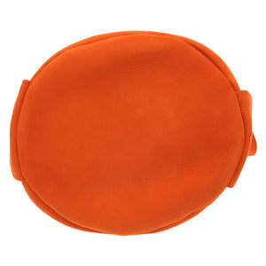 新品同様 ザ ロウ レオ ミニ ショルダーバッグ スウェード オレンジ 0734【中古】THE ROW LOE