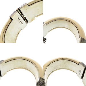 美品 サンローランパリ プラスチック アイボリー バングル 0747【中古】SAINT LAURENT PARIS