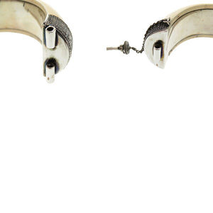 美品 サンローランパリ プラスチック アイボリー バングル 0747【中古】SAINT LAURENT PARIS