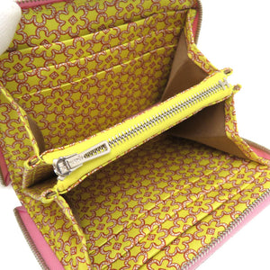 新品同様 エルメス アザップコンパクト シルクイン ヴォーエプソン モーヴシルベストル ジョーヌシトロン U刻印(2022年製) コインケース 財布 0755 【中古】 HERMES