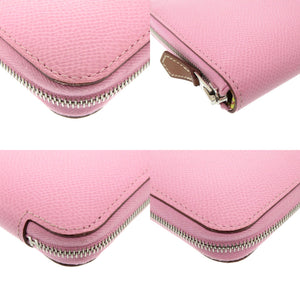 新品同様 エルメス アザップコンパクト シルクイン ヴォーエプソン モーヴシルベストル ジョーヌシトロン U刻印(2022年製) コインケース 財布 0755 【中古】 HERMES