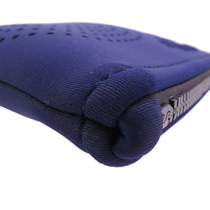 未使用 エルメス ポーチ ネオバン ゼン オ ソレイユ PM マリン ポーチ ナイロン ネイビー 0783【中古】HERMES