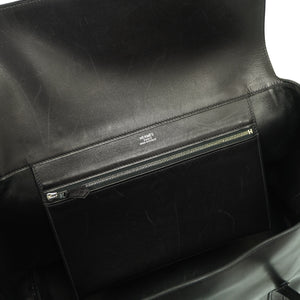 エルメス イニシャル マルジェラ期 エバーカーフ ブラック □F刻印トートバッグ 黒 0786【中古】HERMES