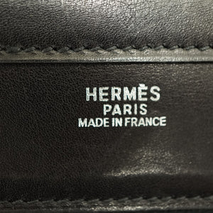 エルメス イニシャル マルジェラ期 エバーカーフ ブラック □F刻印トートバッグ 黒 0786【中古】HERMES