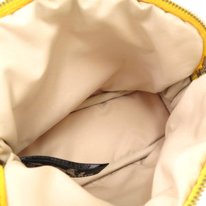 美品 エルメス ボリードポーチ 16 ミニミニ コットン イエロー コスメポーチ ポーチ 黄 0804 【中古】 HERMES