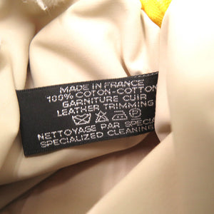 美品 エルメス ボリードポーチ 16 ミニミニ コットン イエロー コスメポーチ ポーチ 黄 0804 【中古】 HERMES