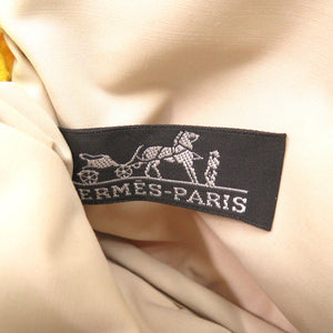 美品 エルメス ボリードポーチ 16 ミニミニ コットン イエロー コスメポーチ ポーチ 黄 0804 【中古】 HERMES