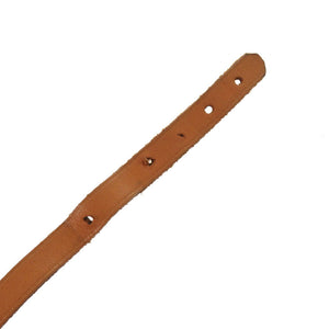 エルメス アピ3 ブレスレット レザー ブラウン シルバー金具 □F刻印 アクセサリー 0834 【中古】 HERMES