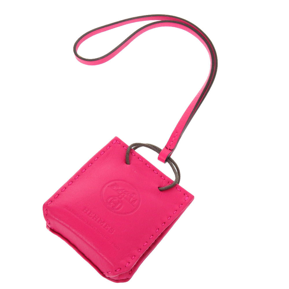 美品 エルメス サック オランジュ アニョーミロ ローズメキシコ Y刻印(2020年製) バッグチャーム 0874 【中古】 HERMES