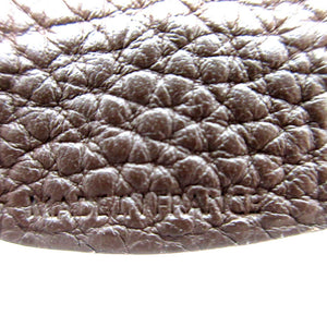 新品同様 エルメス プティアッシュ ミニ ハート チャーム キーホルダー ヴォーエプソン/トリヨンクレマンス ピンク/ダークブラウン 0877【中古】HERMES