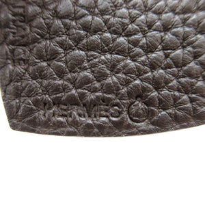 新品同様 エルメス プティアッシュ ミニ ハート チャーム キーホルダー ヴォーエプソン/トリヨンクレマンス ピンク/ダークブラウン 0877【中古】HERMES