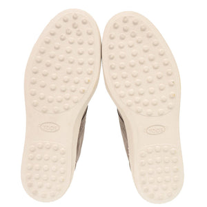 未使用品 トッズ ロゴ サイズ38 スエード ブラウン スニーカー 0915【中古】TOD’S