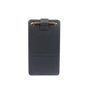 未使用 ジェイアンドエムデヴィッドソン MULTICOLOUR LOSANGE PHONE HOLDER SLPH-0MC-SCXX レザー シルバー金具 チャコール ブラウン ブラック フォンケース 0951【中古】J&M DAVIDSON