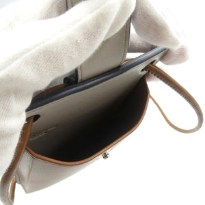 未使用 ジェイアンドエムデヴィッドソン MULTICOLOUR LOSANGE PHONE HOLDER SLPH-0MC-SCXX レザー シルバー金具 チャコール ブラウン ブラック フォンケース 0951【中古】J&M DAVIDSON