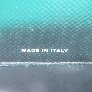 新品同様 マルニ トライベッカ バイカラー ポリエステル シルバー金具 グリーン ブラック ショルダーバッグ 0954【中古】MARNI