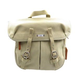 新品同様 ラゲッジレーベル キャンバス シルバー金具 ベージュ リュック バックパック 0957【中古】LUGGAGE LABEL