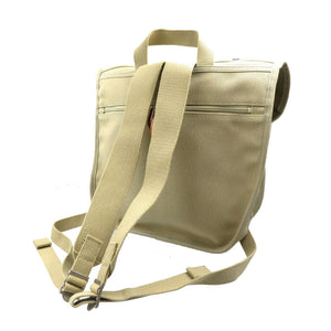 新品同様 ラゲッジレーベル キャンバス シルバー金具 ベージュ リュック バックパック 0957【中古】LUGGAGE LABEL