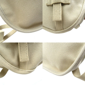 新品同様 ラゲッジレーベル キャンバス シルバー金具 ベージュ リュック バックパック 0957【中古】LUGGAGE LABEL