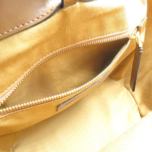 美品 マルニ トロピカリア スモール コットン ポリミアド レザー ゴールド金具 ブラウン 2WAY ハンドバッグ ショルダーバッグ 0970【中古】MARNI