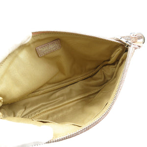 新品同様 ジミーチュウ スタースタッズ レザー シルバー金具 ピンク アクセサリーポーチ 0984【中古】JIMMY CHOO