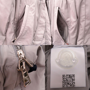 新品同様 モンクレール MALACHITE マラカイト フード付き ナイロンコート スプリングコート 1C709-00-C0276 91H グレー 1017【中古】MONCLER