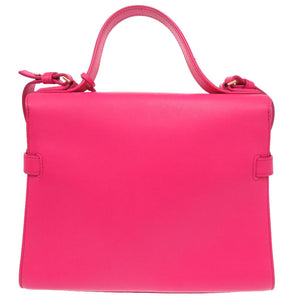 美品 デルボー タンペートMM レザー ピンク ゴールド金具 ハンドバッグ 1280 【中古】 HERMES