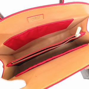 美品 ルイ ヴィトン × クリスチャンルブタン モノグラム アイコノクラスト M41234 スタッズ ハラコ ハンドバッグ バッグ LV 1376-2【中古】LOUIS VUITTON × Christian Louboutin