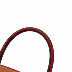 美品 ルイ ヴィトン × クリスチャンルブタン モノグラム アイコノクラスト M41234 スタッズ ハラコ ハンドバッグ バッグ LV 1376-2【中古】LOUIS VUITTON × Christian Louboutin